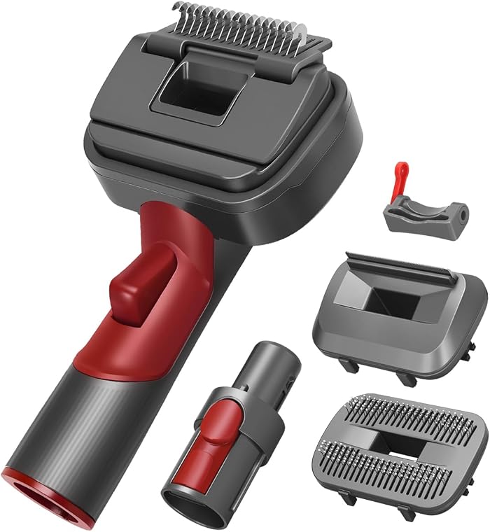 3 in 1 Dog Cat Vacuum Cleaner Brush | Grooming Tool Compatible with Dyson V7 V8 V10 V11 V12 V15 Gen5 Vacuum Cleaner