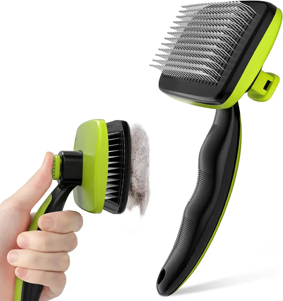 Pecute Brosse pour Chien et Chat Auto-Nettoyante