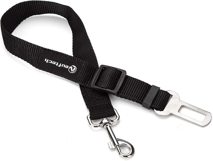 Dog / Cat / Pet Seat Belt Lead for Car Seats Black