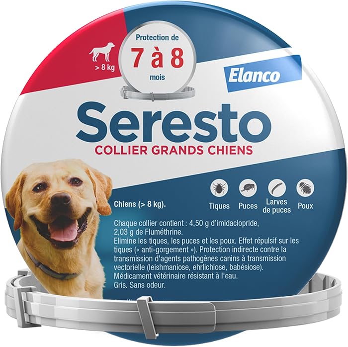 Collier Seresto pour grands chiens: efficacité et sécurité
