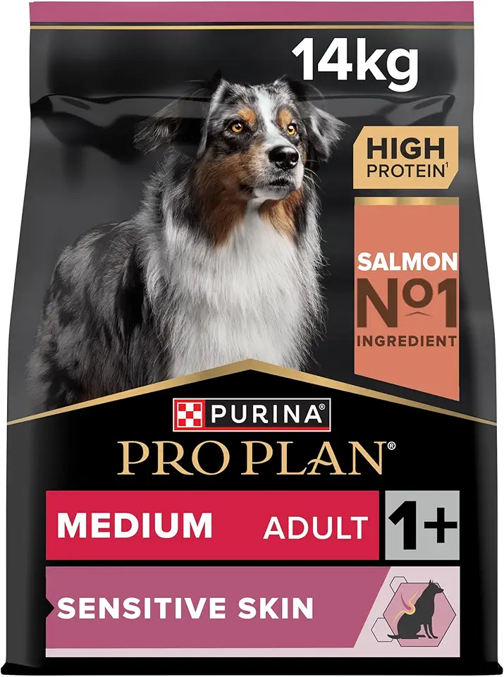 Croquettes Purina Pro Plan Sensitive Skin Saumon Chien Moyen 14kg