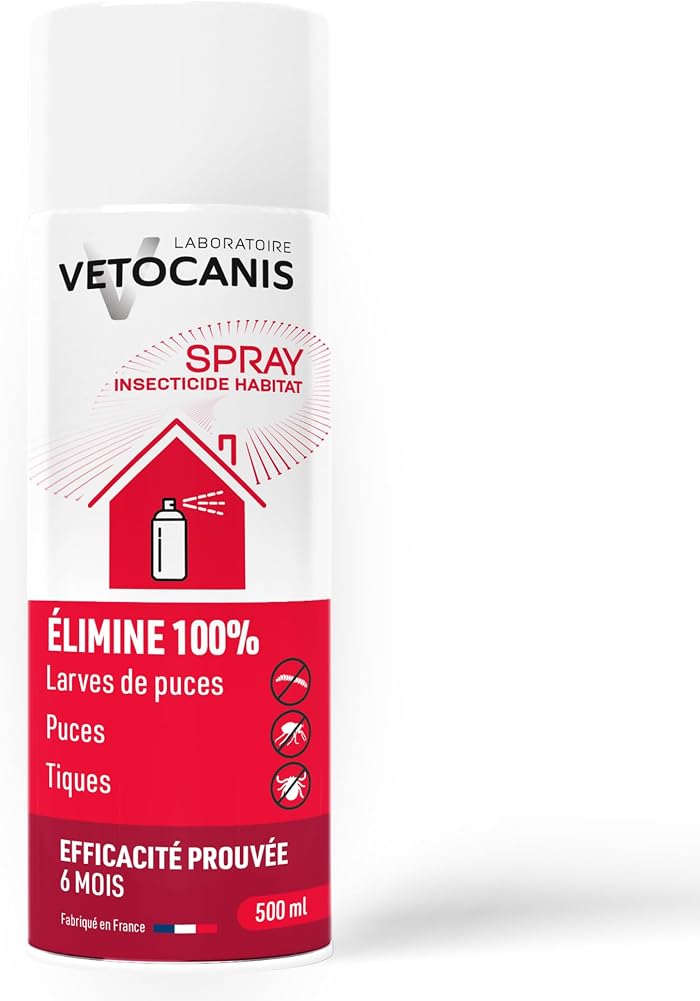 VETOCANIS Home Flea & Dust Mite Spray Treats
