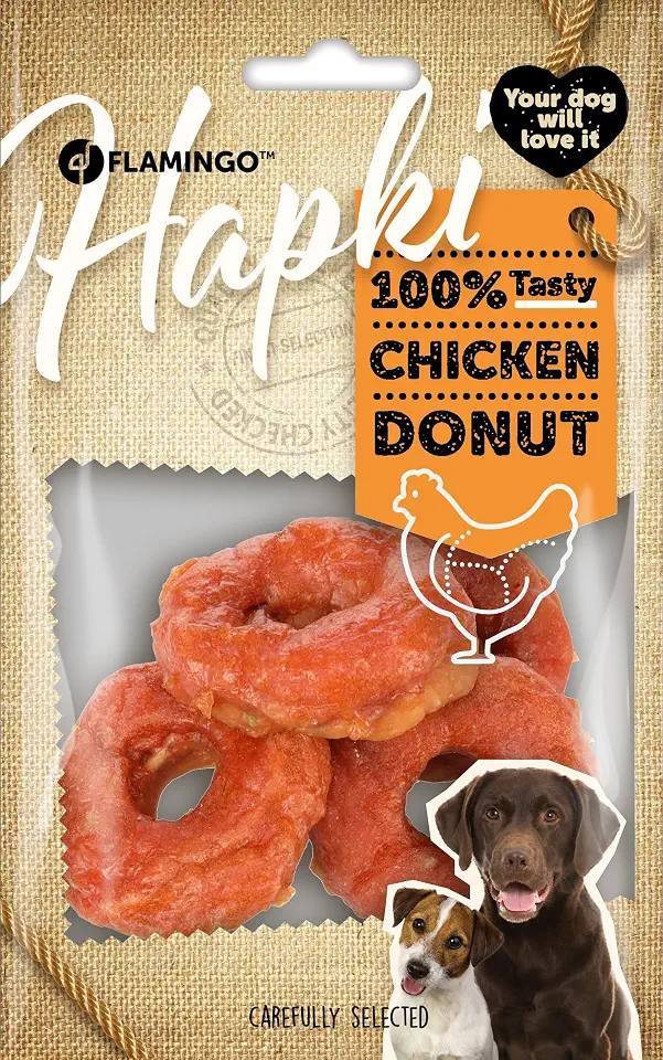 Flamingo Hapki Chicken Donut Snack