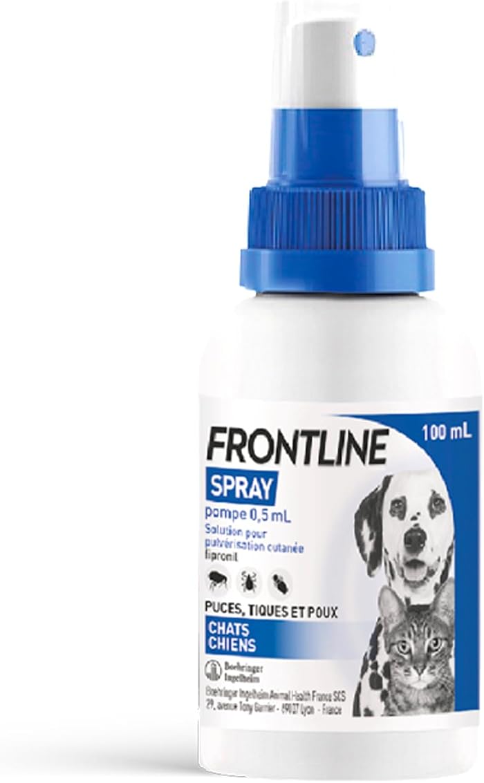 Frontline Spray Chats Chiens 100ml
