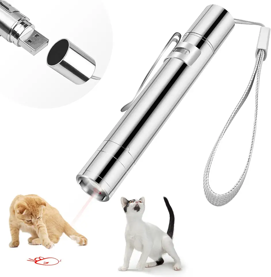 Baxcdyswe 1 x Interactive Toys 7 in 1 Pattern Adjustable Interactive Wand for Training Tool Split Pins Set Stainless Steel Split Pins