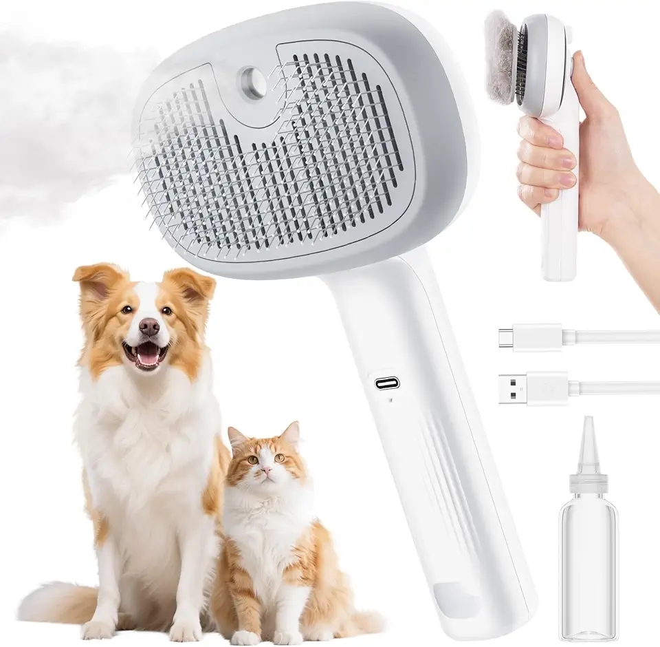 pecute Self-Cleaning Cat/Dog Brush