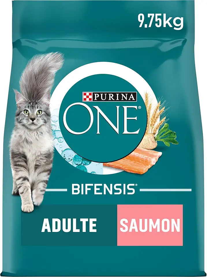 PURINA ONE Benefits Sterilized Adult Cat Dry Food Helps maintain a strong immune system Salmon Bag 9.5 kg