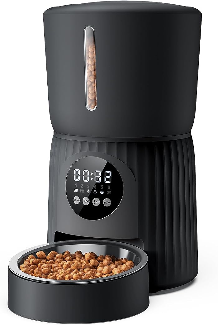Faroro Distributeur Croquettes Chat Automatique