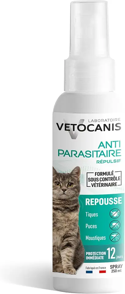 Vetocanis Anti-Tick Anti-Mosquito and Anti-Flea Cat Spray